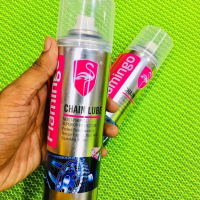 Picture of Chain Cleaning Brush & Flamingo Chain Lube 220 ml