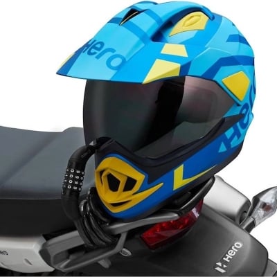 Picture of Password Lock for Helmet Safety - Bike And Cycle Accessories - Multicolor