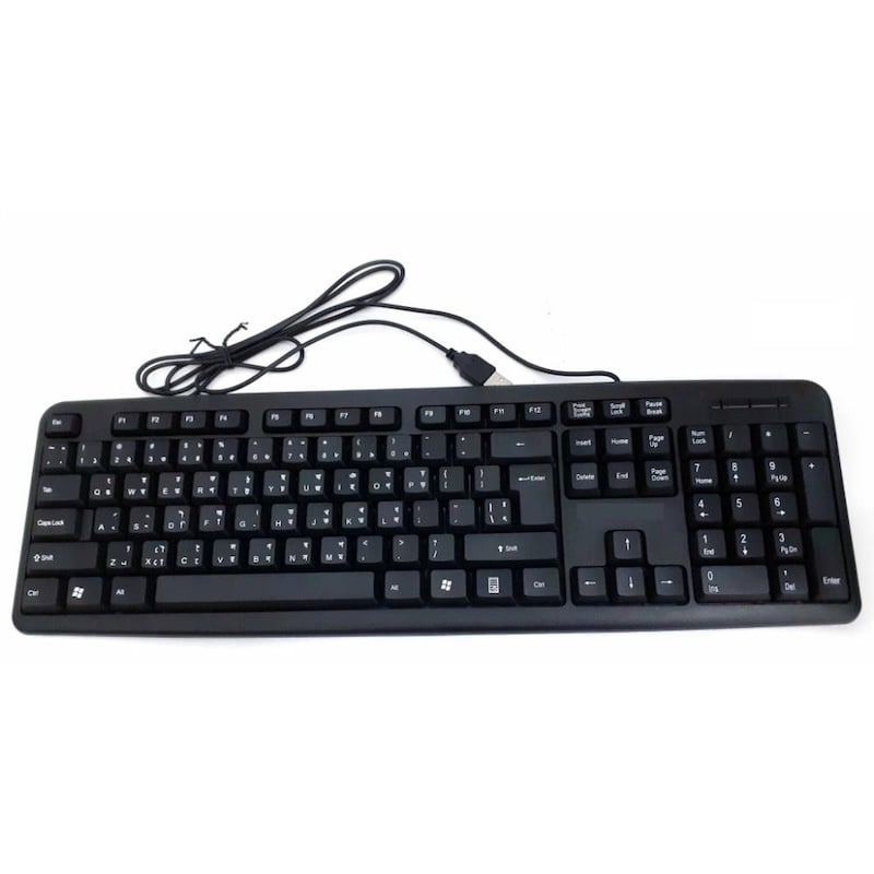 Picture of Computer Combo Mania Offer Keyboard + Mouse + USB Hub + Type C OTG + Mousepad - Multicolor