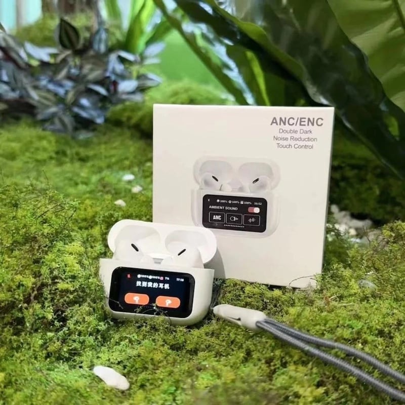 Picture of Airpods A9 pro Touch Screen Display with ANC ENC - Multicolor