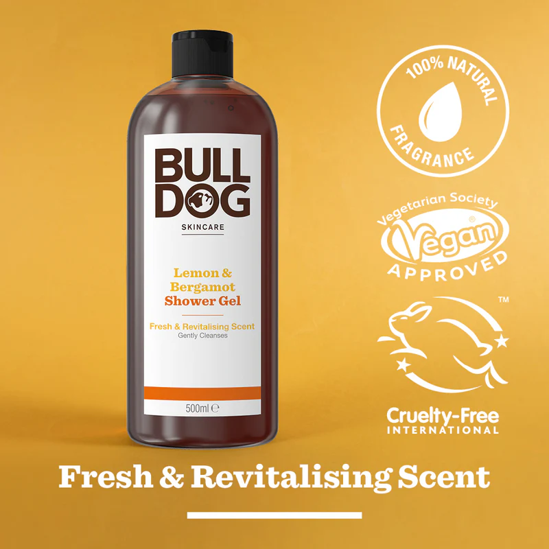 Picture of Bulldog Lemon & Bergamot Shower Gel – 500ml