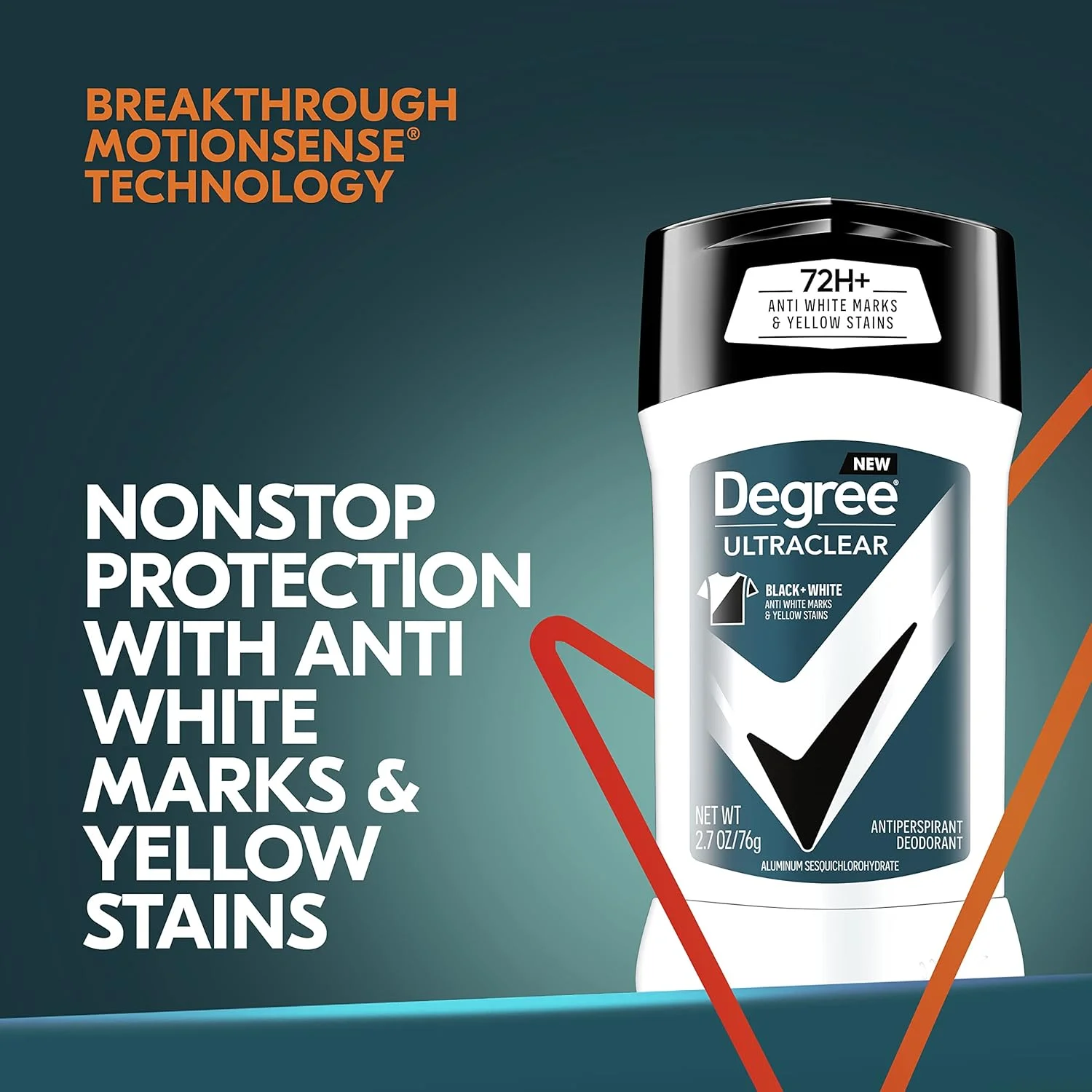 Picture of Degree Men UltraClear Antiperspirant Deodorant (76gm) – Black + White Edition