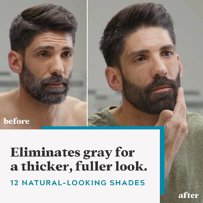 Picture of Just For Men Mustache & Beard Color – Dark Brown (M-45)