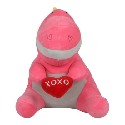 Picture of COMFY HEART SITTING DINOSAUR STUFFED TOY 