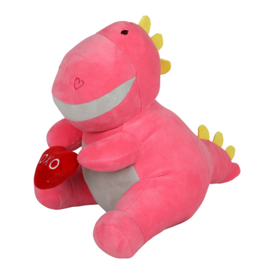Picture of COMFY HEART SITTING DINOSAUR STUFFED TOY 