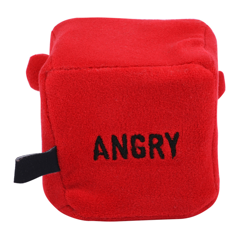 Picture of COMFY MINI EMOTION BLOCKS PLUSH STUFFED TOY 1 Pc (Random Multi Color)