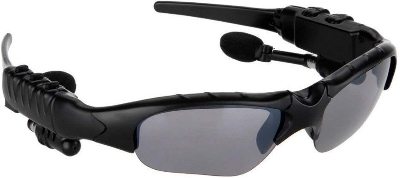 Picture of Rechargeable Bluetooth Sunglasses – Stay Connected On the Go | Bazar Offer - Black
