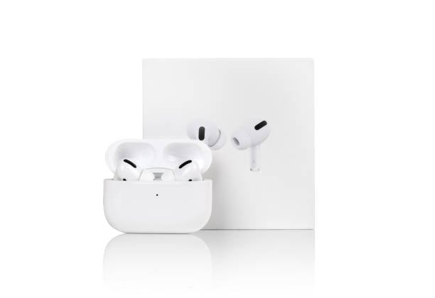 Picture of AirPods Pro Made in Dubai Wireless Charging  Bluetooth Earbuds IPX4  In-Ear Earphone Test