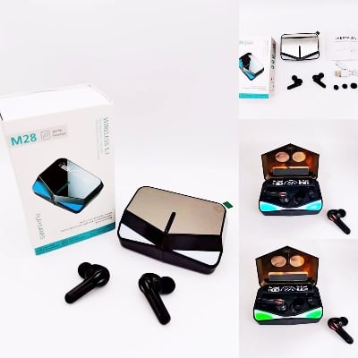 Picture of M28 TWS Bluetooth Earphones Wireless Touch Headphones Stereo Music Gaming Headsets Sports Waterproof Earbuds