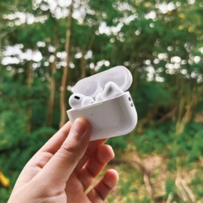 Picture of AirPods Pro 2nd genaration Made in Dubai Wireless Charging  Bluetooth Earbuds