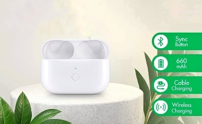 Picture of AirPods Pro Wireless Charging Dubai version Bluetooth Earbuds IP  In-wireless  - Earbuds