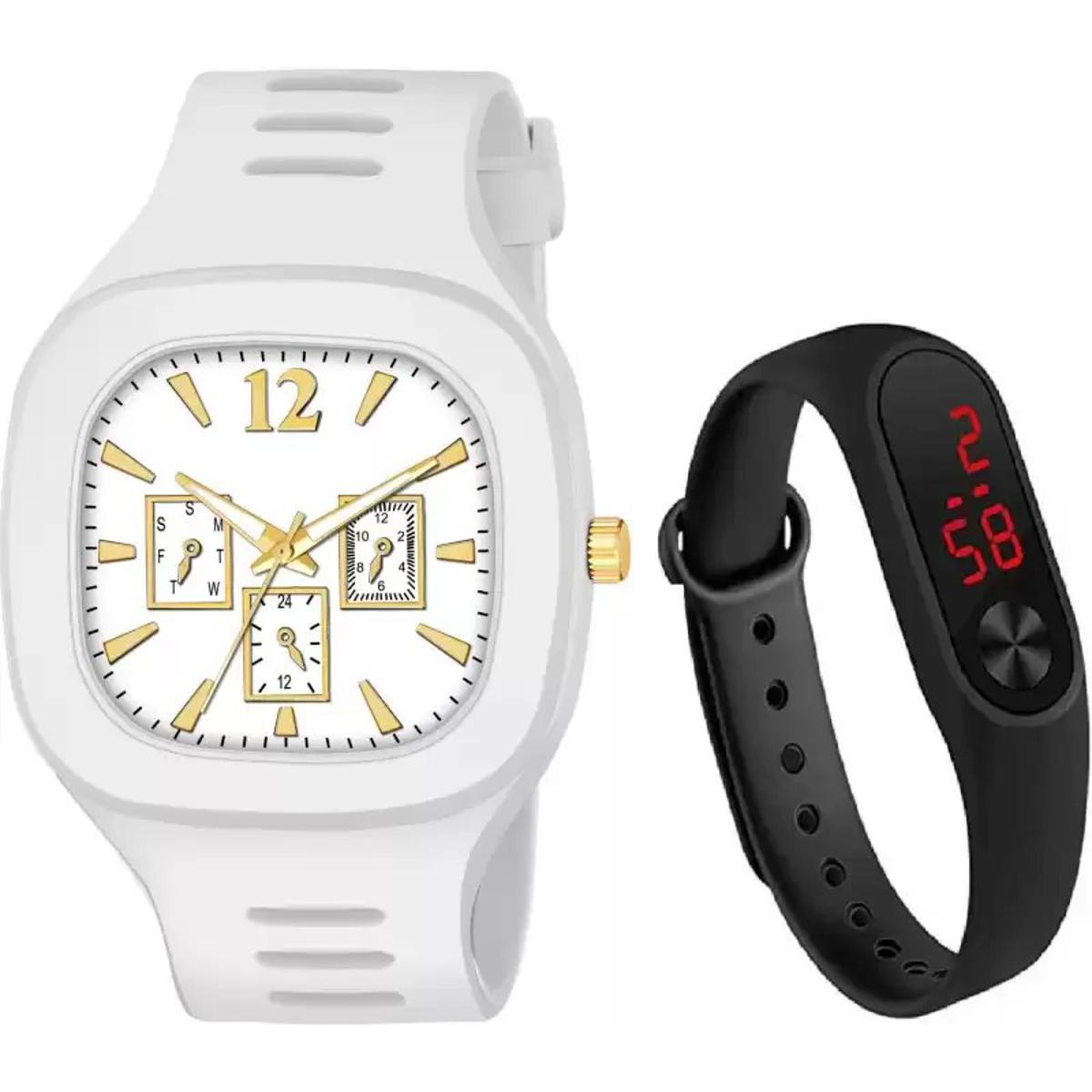 Picture of Combo of 2 stylish men watch