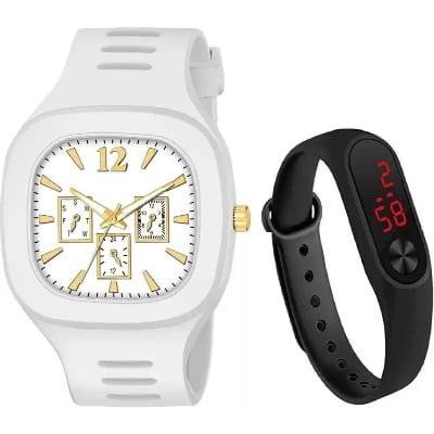 Picture of Combo of 2 stylish men watch