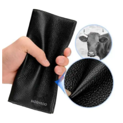 Picture of Mobile Cover and Card Holder Long Wallet - Black