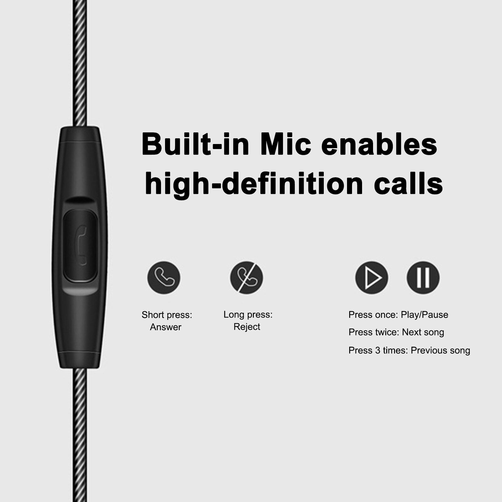 Picture of QKZ DM10 Zinc Alloy HiFi Earphone In Ear Earphone