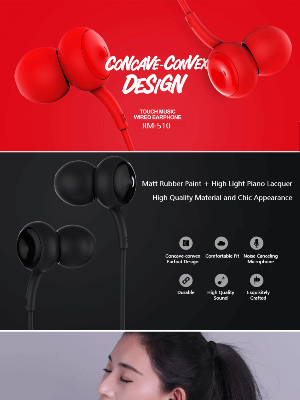 Picture of Remax Rm 510 Wired High Performance Earphones - Headphone