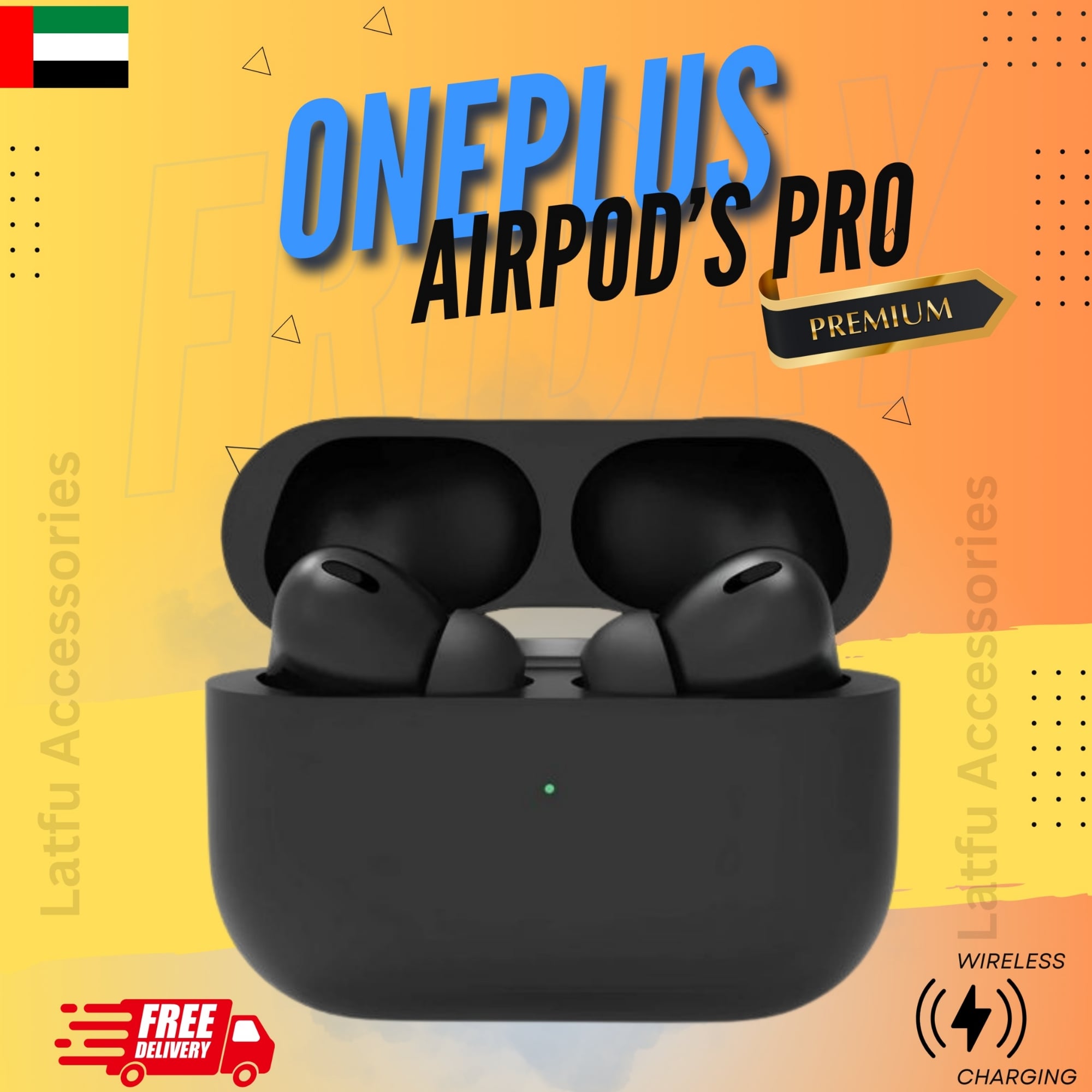 Picture of One Plus Airpods Pro Black  True Wireless  Bluetooth Tws Headset - Elevate Audio Experience With An Advanced Bluetooth Headset