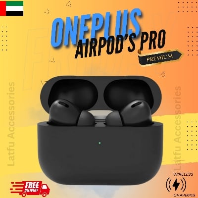 Picture of One Plus Airpods Pro Black  True Wireless  Bluetooth Tws Headset - Elevate Audio Experience With An Advanced Bluetooth Headset