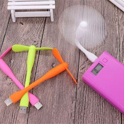 Picture of 2 in 1 USB Fan-LED Light Flexible Portable Mini Fan USB LED Light Lamp For Power Bank ,Laptop
