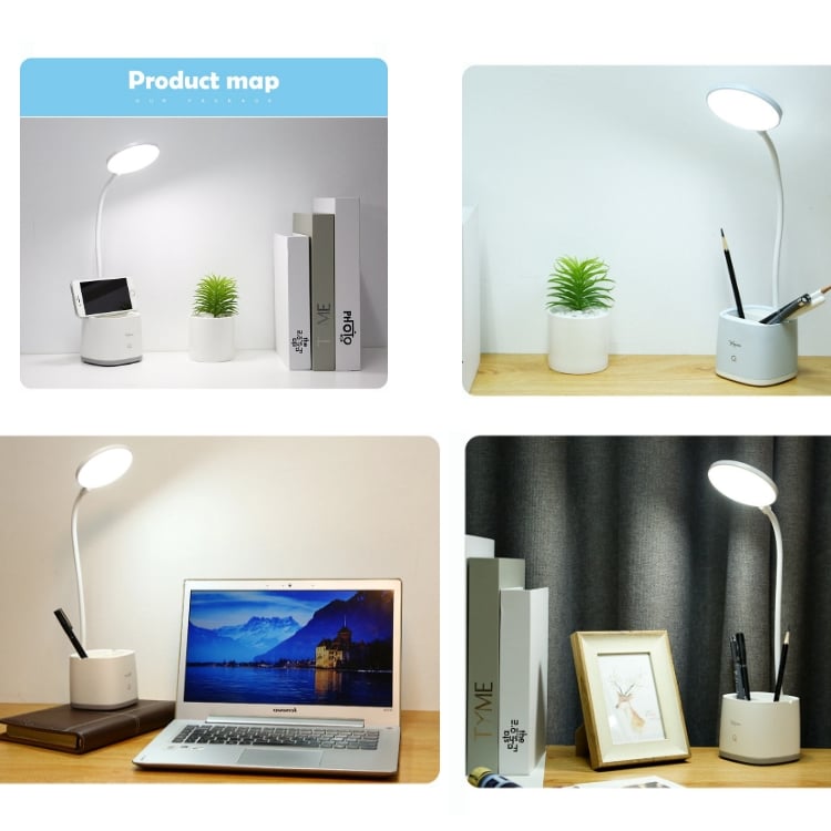 Picture of YAGE YG-T109 Table Lamp Pen Holder Desk Lamp Rechargeable USB Reading LED Table light Night Light By Latfu