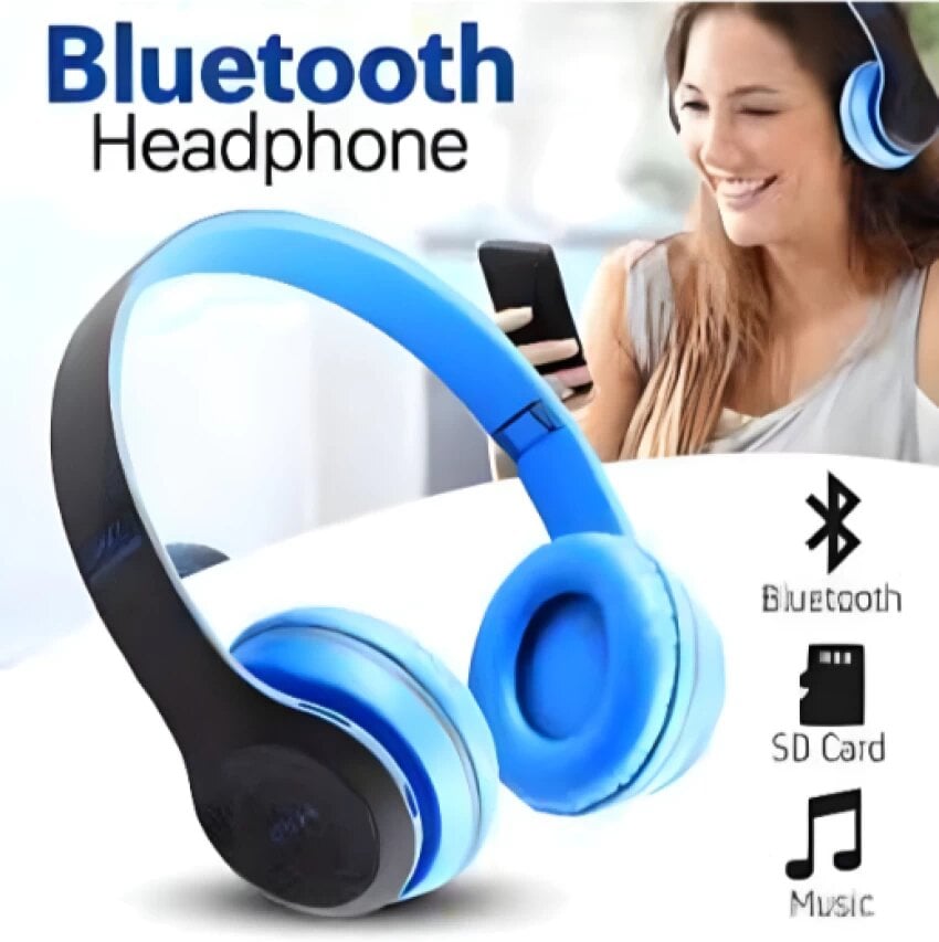 Picture of P47 - Wireless Bluetooth Headphone | Super cool Sound with High Bass in Ear Earphone by Latfu