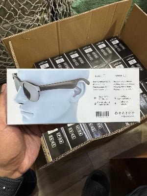 Picture of Unisex Smart Sunglasses with Hi-Res Audio, HD UV Protection, Wireless Calls & Music, Long Battery Life, Rechargeable, Touchpad Control By Latfu