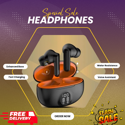Picture of S510 TWS Wireless Bluetooth Headphones 5.3 Bluetooth Wireless Earbuds on Ultra-Long Life Battery in-Ear Bluetooth Headset By ByteBox