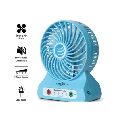 Picture of Powerful Li-ion Battery Rechargeable Small  Fan Mini Fan