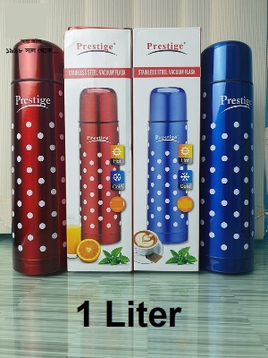 Picture of ALL STEEL HOT/ COLD WATER FLASK/TEA FLASKS/VACUUM BOTTLE 350ML-1000ML (Multicolor1000)
