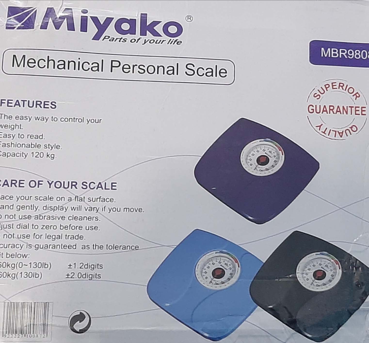Picture of Miyako Personal Weight Machine Human Body Analog Weighing Scale Experience Accurate Tool into your daily routine and Efficient Weight Tracking (Multicolor)