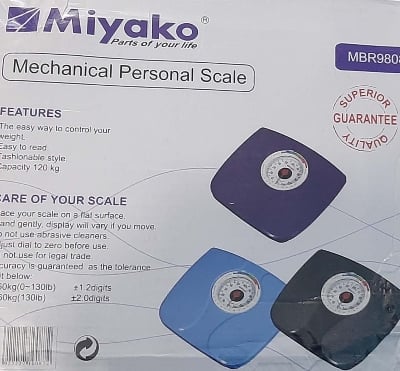 Picture of Miyako Personal Weight Machine Human Body Analog Weighing Scale Experience Accurate Tool into your daily routine and Efficient Weight Tracking (Multicolor)