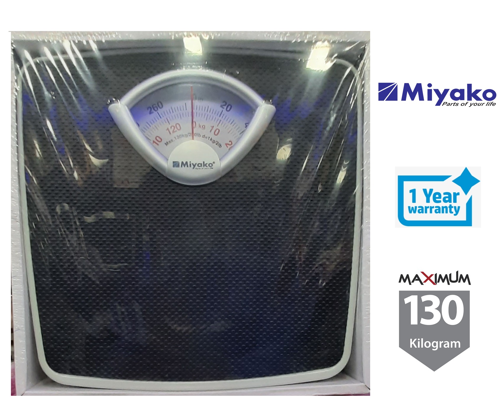 Picture of Miyako Personal Weight Machine Human Body Analog Weighing Scale Experience Accurate Tool into your daily routine and Efficient Weight Tracking (Miyako9201)