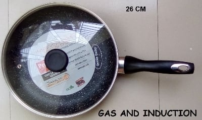 Picture of Prestiege INDUCTION Fry pan Size 26CM (MULTIPLE COLOR) (Multicolor26WITHGL)