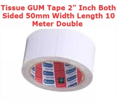 Picture of 1PC Double Sided Gum Tape/Both Side Tape 2 inch 50MM (10METER)