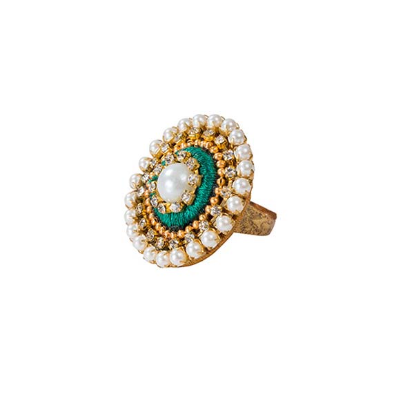 Picture of Multi Color Silk Thread Finger Ring
