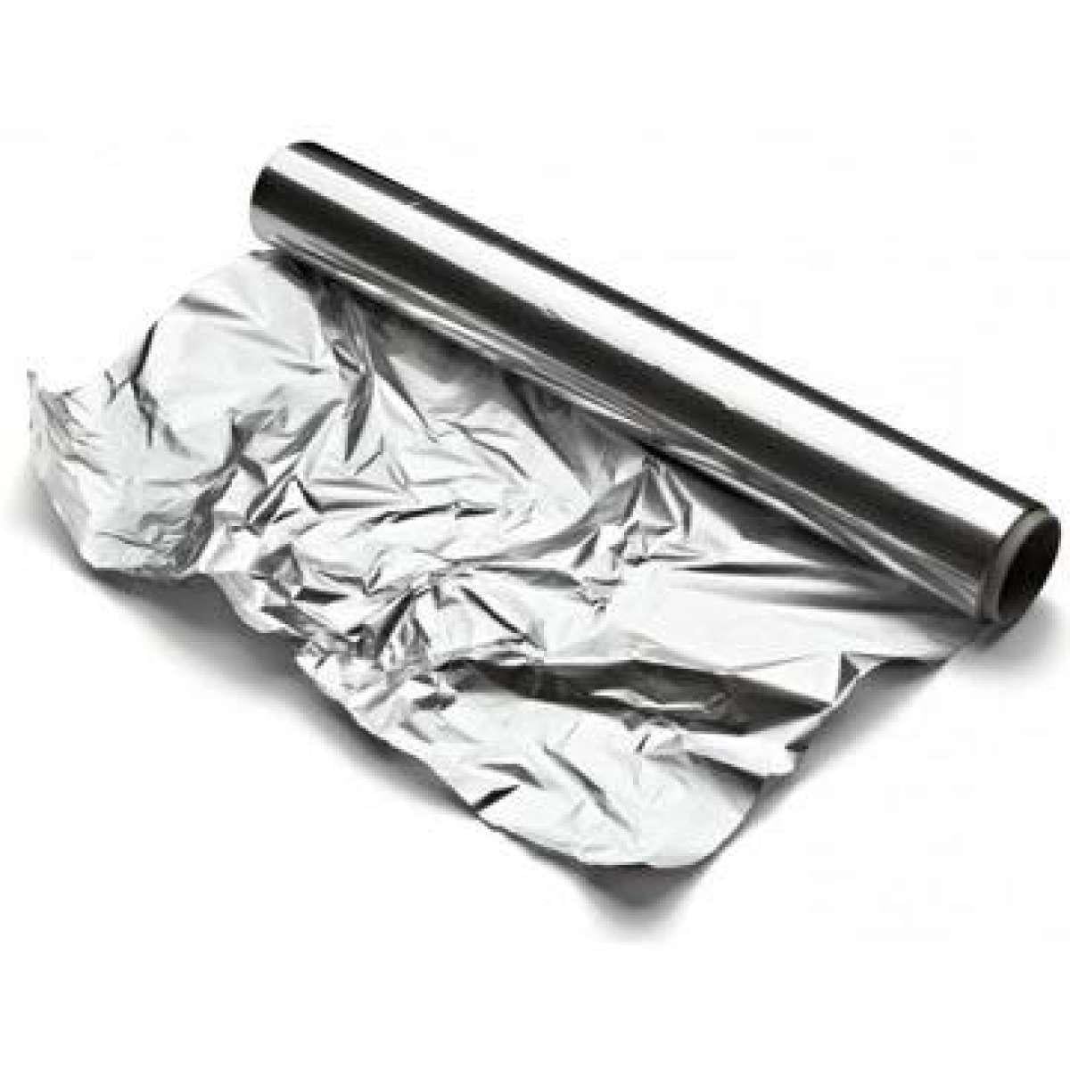 Picture of Aluminum Foil Paper 37.5 Sqf/ 11.5M For All Baking Purpose Use / Multi-use Product / For Wrapping Bakery Items / Sandwiches / Burgers / Pizza (Silver11.5)