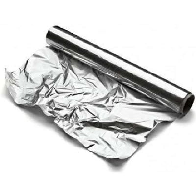 Picture of Aluminum Foil Paper 37.5 Sqf/ 11.5M For All Baking Purpose Use / Multi-use Product / For Wrapping Bakery Items / Sandwiches / Burgers / Pizza (Silver11.5)