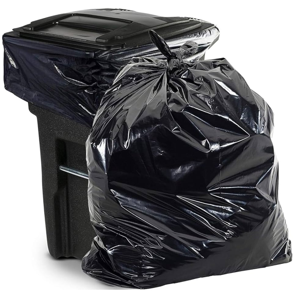Picture of BLACK Garbage Bag / Poly Bag / Trash Bag / Moyla Felar Bag / Polibag (30 "x 20") (Black10PCS)