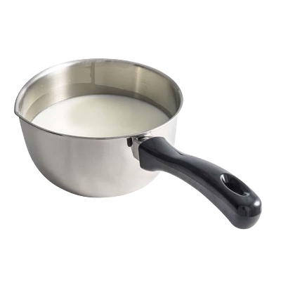 Picture of Stainless Steel Milk Pan with Bakelite Long Handle 304 FOOD GRADE (Silver18CM)