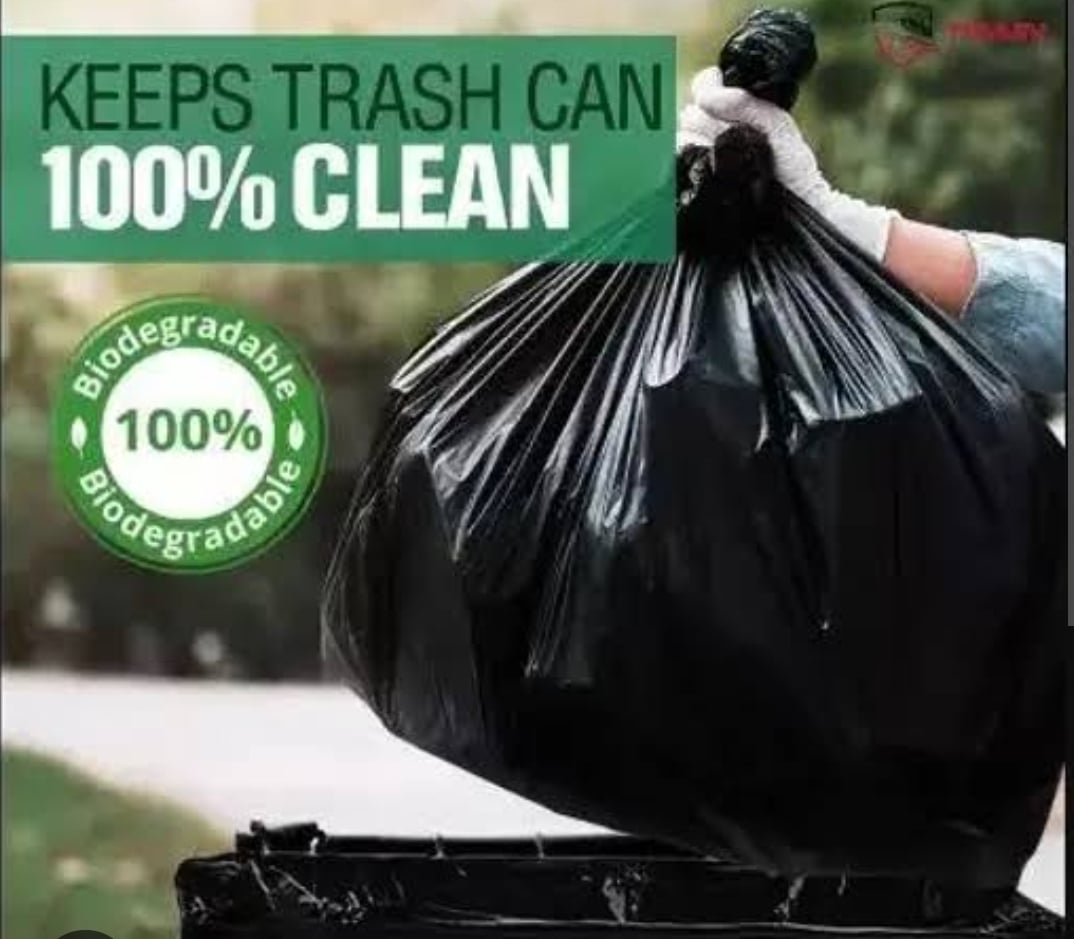 Picture of BLACK Polibag / Trash Bag / Poly Bag / Garbage Bag / Moyla Felar Bag (36 "x 24") (Black50PCS)