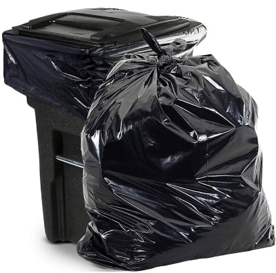 Picture of BLACK Poly Bag / Trash Bag / Garbage Bag / Moyla Felar Bag / Polibag (30 "x 20") (Black10PCS)