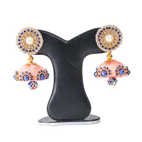 Picture of Pink  Color Silk Thread Earring 