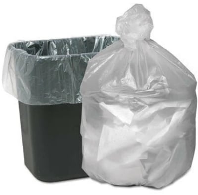Picture of CLEAR Poly Bag / Trash Bag / Garbage Bag / Moyla Felar Bag / Polibag (36"x 24") (CLEAR100PCS)