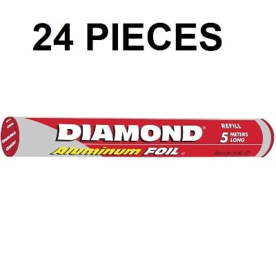 Picture of Diamond Aluminum Foil Heavy Duty 5 Meter (Silver24pcs)