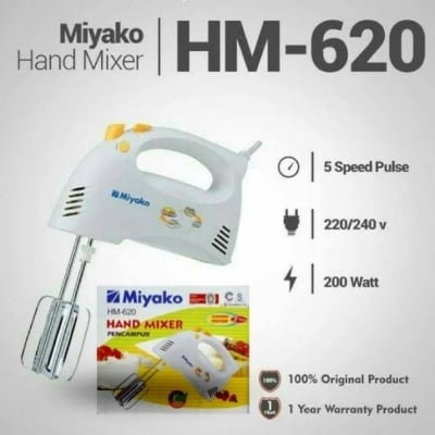 Picture of Miyako Egg Beater and Mixing AS PER GIVEN MODELS (Multicolor-HM620)