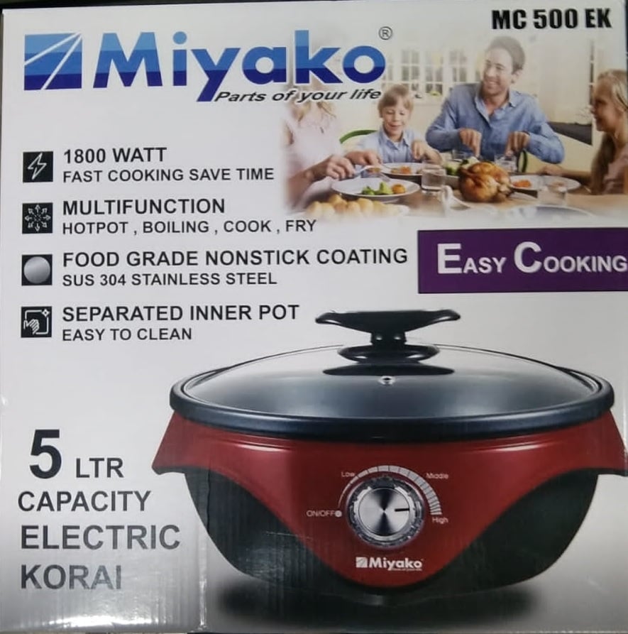 Picture of Miyako Electric Multipurpose Cooker 5 Liter (Multicolor500)