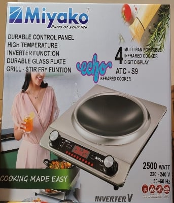 Picture of Miyako Infrared Cooker ATC- 22S2 / 22S7 / S9 / ATC-S6DP / 22K2 (MiyakoATC-S9)