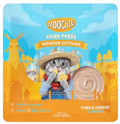 Picture of Moochie Treat for Cats and Kittens Tuna & Cheese Flavor 15 G Pouch (5PCS)
