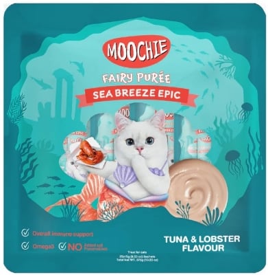 Picture of Moochie Treat for Cats and Kittens Tuna & Lobster Flavor 15 G Pouch (5PCS)