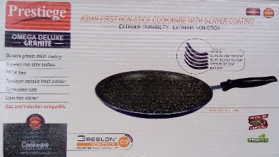 Picture of Prestiege Deluxe Granite Dosa Tawa 26-28 CM (Grey26)